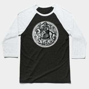 Tudor Medallion Queen Elizabeth I Baseball T-Shirt